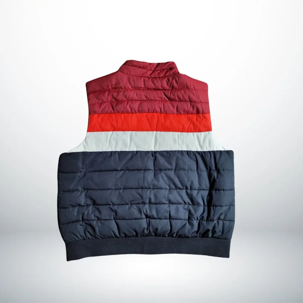 Harley‑Davidson Women’s 2XL Retro 70s Colorblock Puffer Vest Fall Winter Cozy